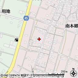 愛知県安城市和泉町南本郷208周辺の地図