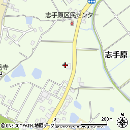 兵庫県三田市志手原464周辺の地図