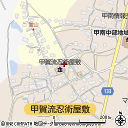 滋賀県甲賀市甲南町竜法師2329周辺の地図