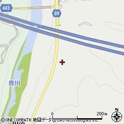 愛知県新城市乗本（坊貝津）周辺の地図