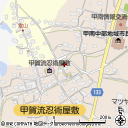 滋賀県甲賀市甲南町竜法師857周辺の地図