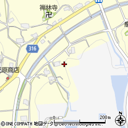 兵庫県三田市上内神1033周辺の地図