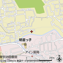 京都府宇治市木幡南端57周辺の地図