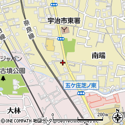 京都府宇治市木幡南端30周辺の地図