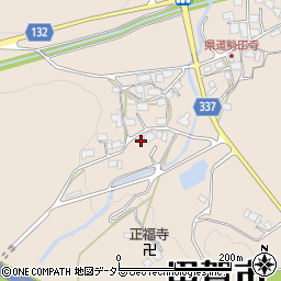 滋賀県甲賀市甲南町杉谷2387周辺の地図