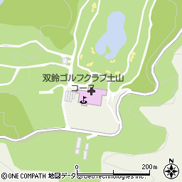 双鈴ゴルフクラブ土山コース周辺の地図
