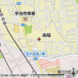 京都府宇治市木幡南端38-3周辺の地図