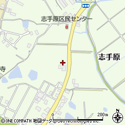 兵庫県三田市志手原463周辺の地図