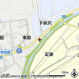 愛知県岡崎市片寄町下萩沢29周辺の地図