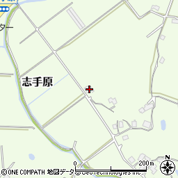 兵庫県三田市志手原685周辺の地図