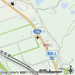 兵庫県三田市東野上133周辺の地図