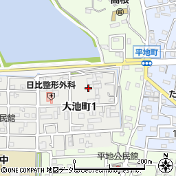 〒475-0087 愛知県半田市大池町の地図