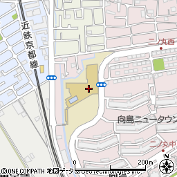 向島秀蓮小中学校周辺の地図