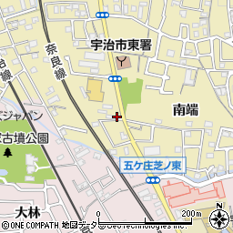 京都府宇治市木幡南端12-1周辺の地図