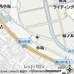愛知県岡崎市藤川町小坂68周辺の地図