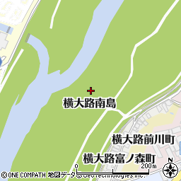 京都府京都市伏見区横大路南島周辺の地図