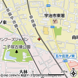 京都府宇治市木幡南端25-2周辺の地図