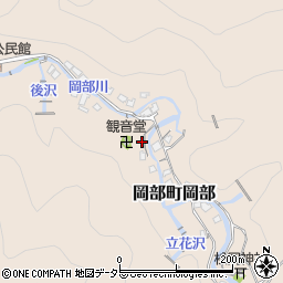 静岡県藤枝市岡部町岡部2589周辺の地図