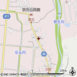 兵庫県姫路市夢前町菅生澗1007周辺の地図