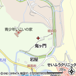 兵庫県川辺郡猪名川町万善鬼ヶ門130周辺の地図