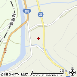 広島県庄原市西城町平子206周辺の地図