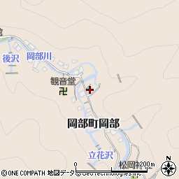 静岡県藤枝市岡部町岡部2664周辺の地図