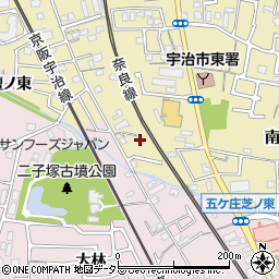京都府宇治市木幡南端22-2周辺の地図