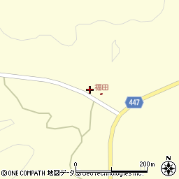 広島県庄原市東城町帝釈山中320周辺の地図