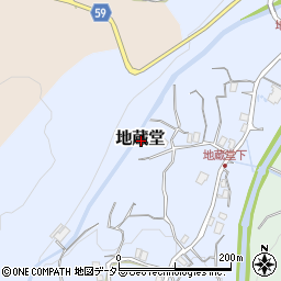 静岡県伊豆市地蔵堂周辺の地図