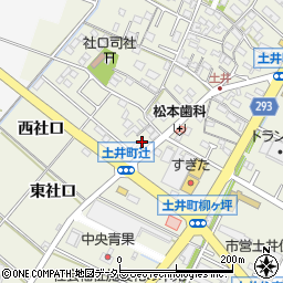 愛知県岡崎市土井町辻22周辺の地図