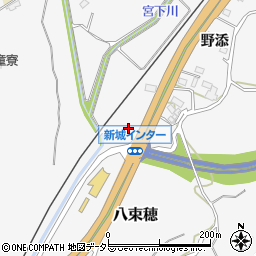 愛知県新城市八束穂（細ツブラ）周辺の地図