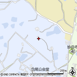 兵庫県三田市大原1585周辺の地図