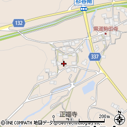 滋賀県甲賀市甲南町杉谷1970周辺の地図