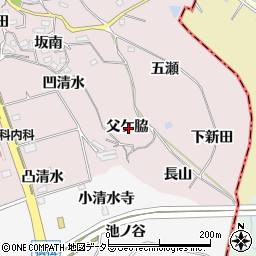 愛知県知多郡阿久比町萩父ケ脇周辺の地図