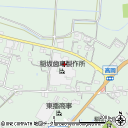 稲坂歯車製作所周辺の地図