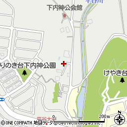 兵庫県三田市下内神67周辺の地図