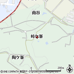 愛知県知多郡阿久比町植大峠ケ峯周辺の地図