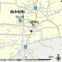 三重県四日市市南小松町1445周辺の地図