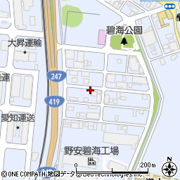 愛知県高浜市碧海町周辺の地図