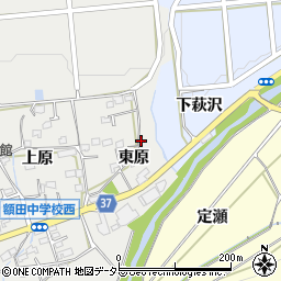 愛知県岡崎市樫山町東原50周辺の地図