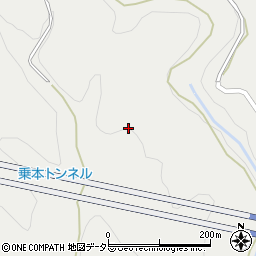 愛知県新城市乗本（平岩）周辺の地図