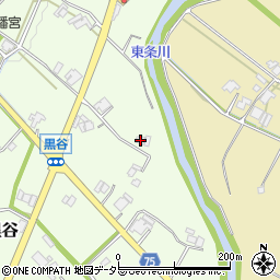 兵庫県加東市黒谷170周辺の地図