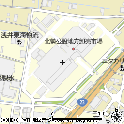 四日市合同青果株式会社　総務部周辺の地図