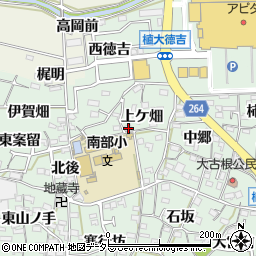 愛知県知多郡阿久比町植大上ケ畑16周辺の地図