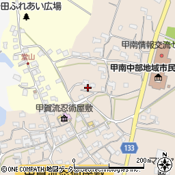 滋賀県甲賀市甲南町竜法師561周辺の地図
