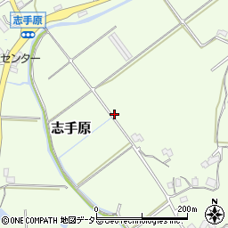 兵庫県三田市志手原1540周辺の地図