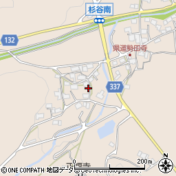 滋賀県甲賀市甲南町杉谷1974-1周辺の地図