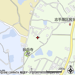 兵庫県三田市志手原862-68周辺の地図