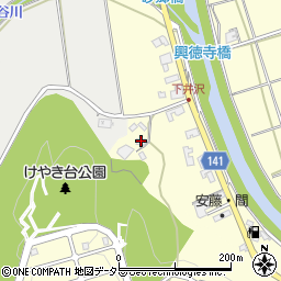 兵庫県三田市下井沢356周辺の地図