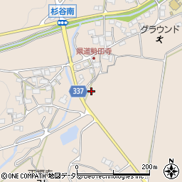 滋賀県甲賀市甲南町杉谷4306周辺の地図